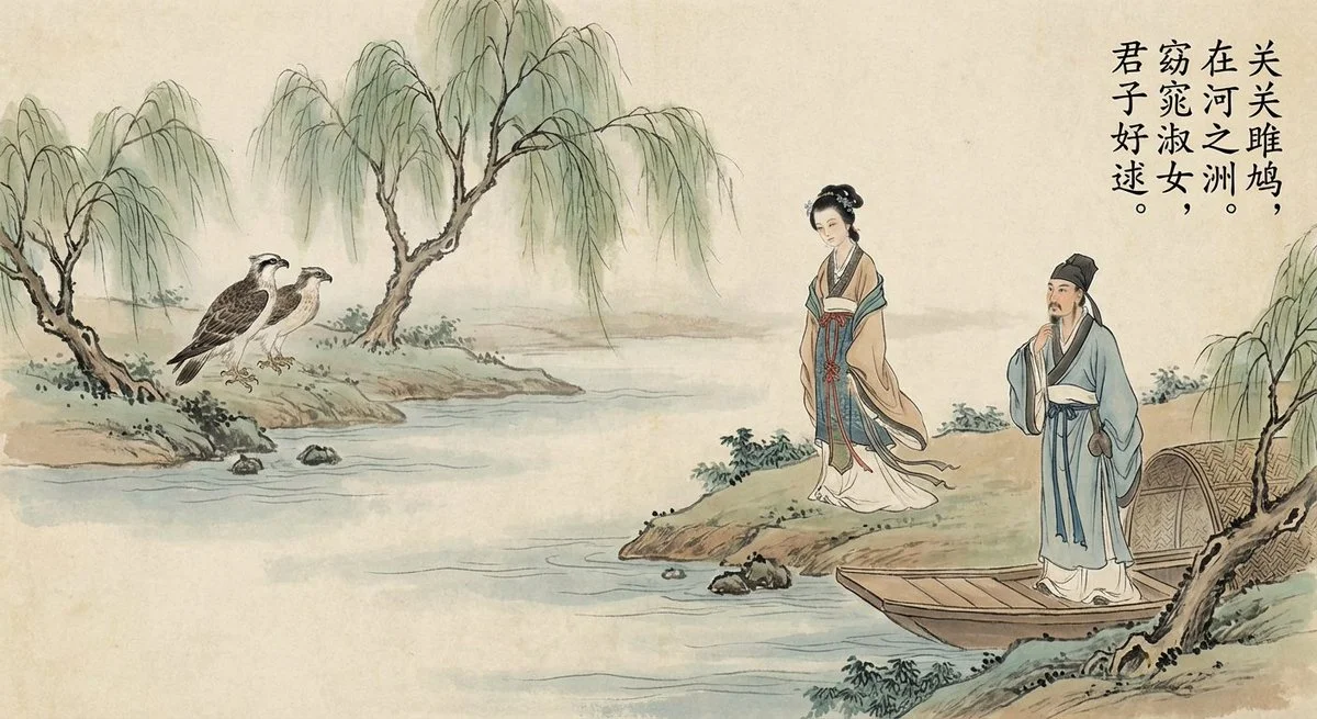 ChatGPT Image Prompt - Traditional Chinese painting ancient poem poetry